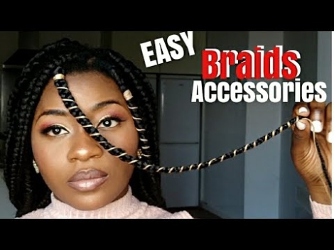 HOW TO DECORATE BRAIDS 😍 WITH YARN STRING (HIGHLY REQUESTED)