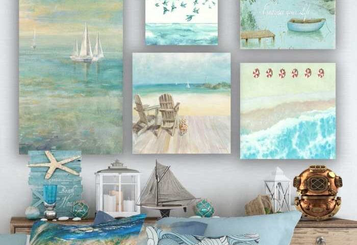 Coastal wall art decor