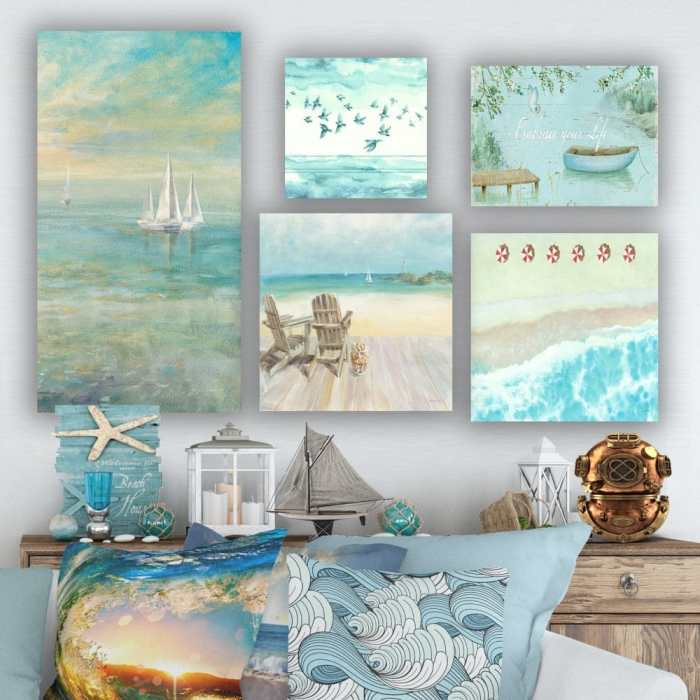 Coastal wall art decor