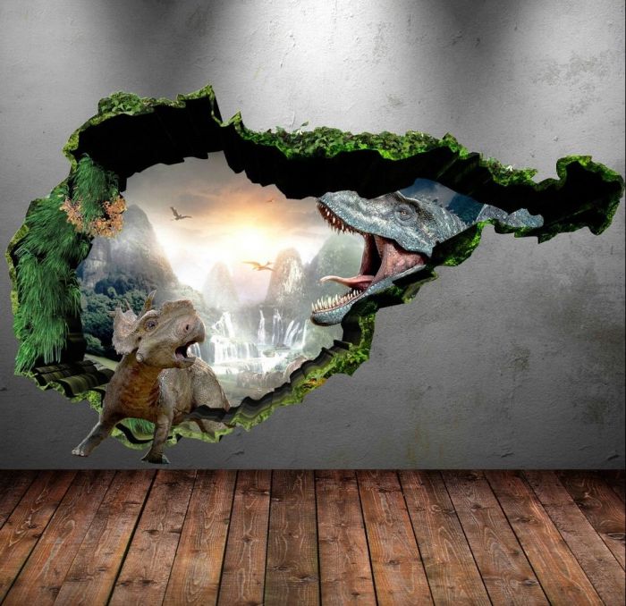 3d dinosaur wall art decor