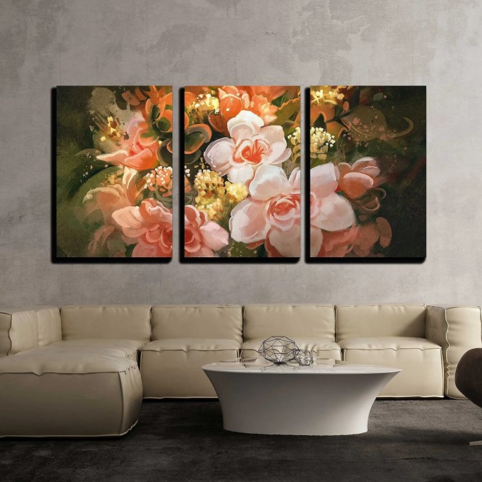 Canvas art wall decor