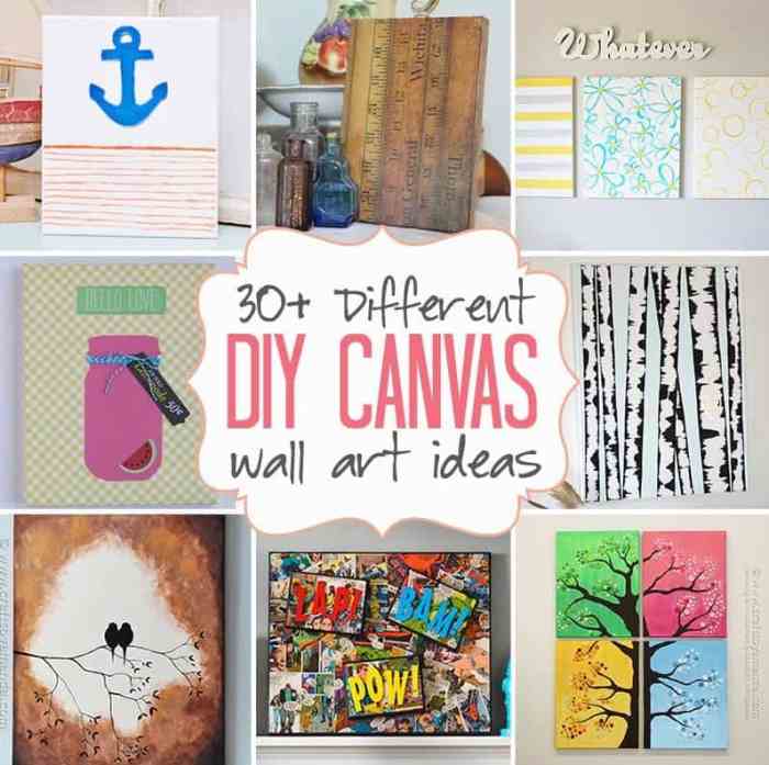 Diy wall art decor ideas