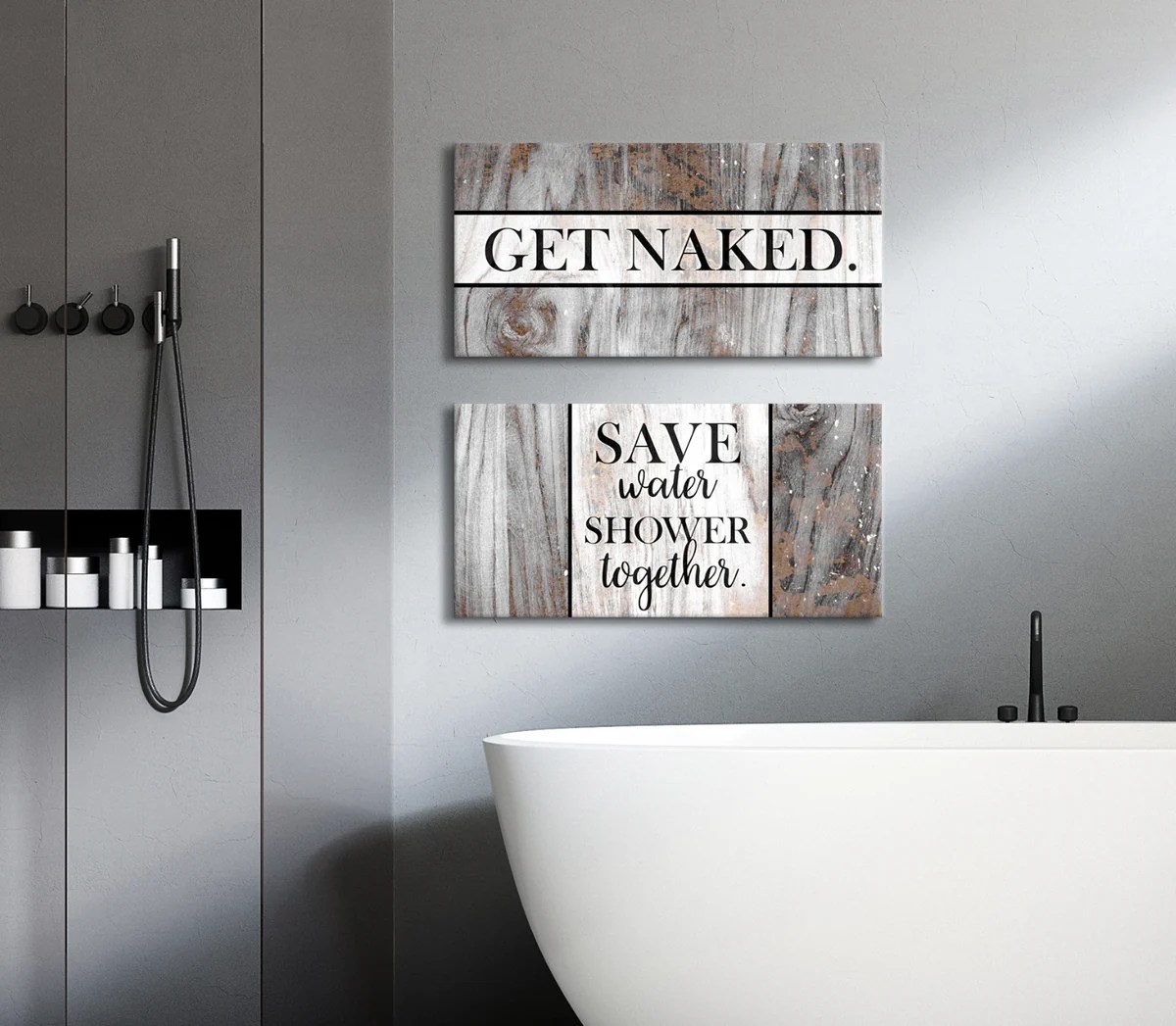 Bathroom art wall decor