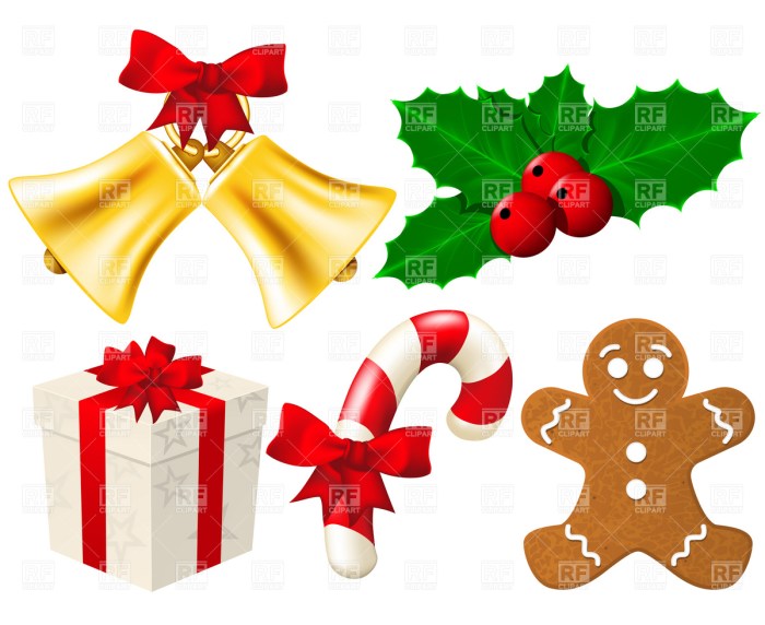 Christmas decor clip art