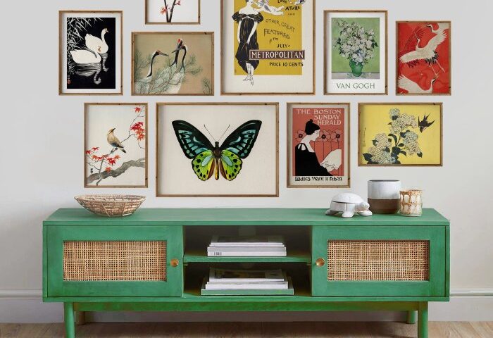 Eclectic wall art decor