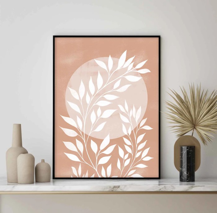 Botanical wall art decor