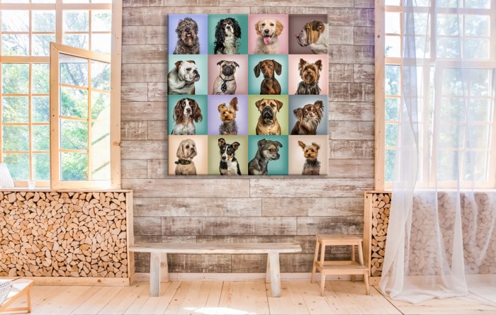 Dog wall art decor