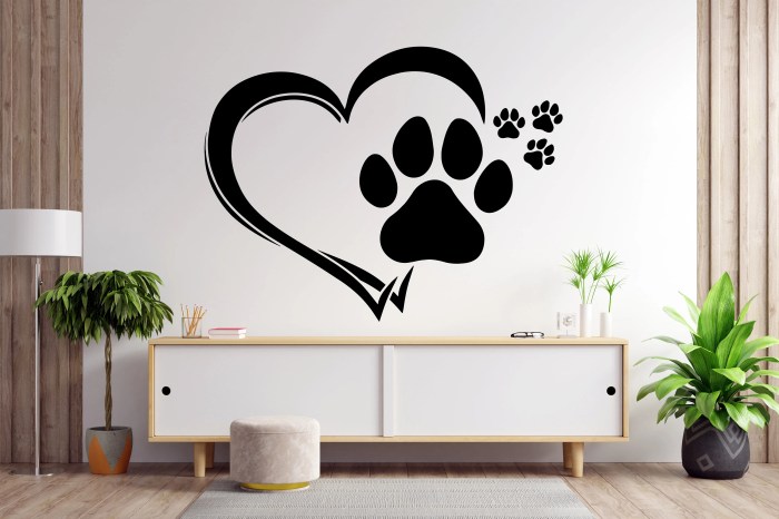 Dog wall art decor