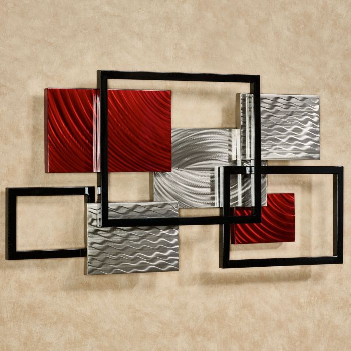 Contemporary metal wall art decor