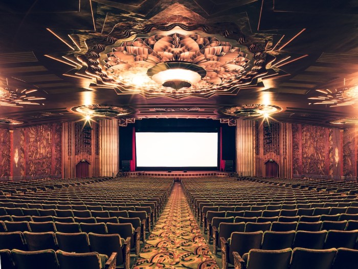 Deco theater movie old grand interior warner theaters san theatre pedro cinema interiors nouveau movies california ca vintage architecture designed