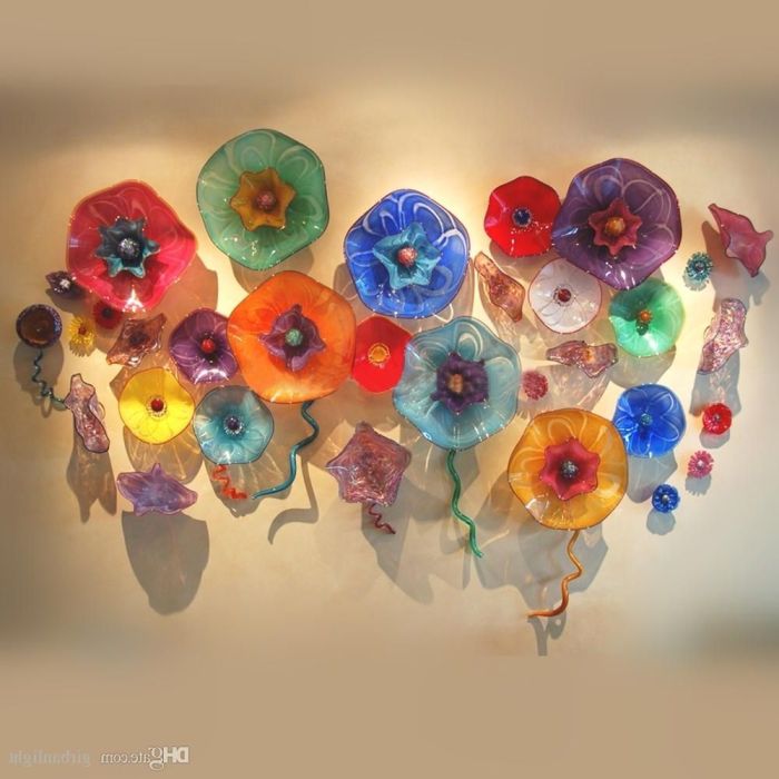 Art glass wall decor